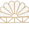 Cabeceira De Cama De 160 Cm Em Rotim Cor Natural - Flosia