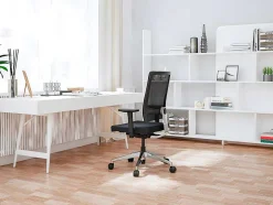 Cadeira De Escritório Profissional Em Tecido Cor Preto - Midtown