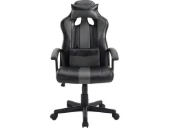 Cadeira De Mesa Para Jogadores Crash Preta E Cinzenta