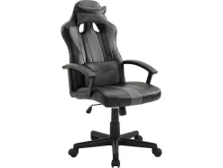 Cadeira De Mesa Para Jogadores Crash Preta E Cinzenta