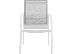 Cadeirão De Jardim Empilhavel Em Aluminio Cinzento - Palaos Ii