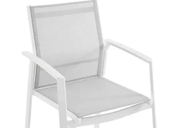 Cadeirão De Jardim Empilhavel Em Aluminio Cinzento - Palaos Ii