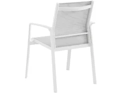 Cadeirão De Jardim Empilhavel Em Aluminio Cinzento - Palaos Ii
