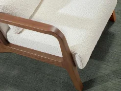Cadeirão De Tecido Branco 5100