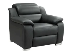 Cadeirão Relax Eletrico Em Pele Preto - Arena Iii
