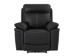 Cadeirão Relax Eletrico Em Pele Preto - Isiris