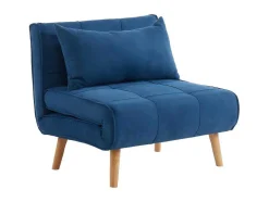 Cadeirão Xl Convertivel Em Tecido Azul - Chila