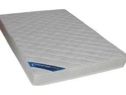 Cama Alta Casual Ii - 140 X 190 Cm - Tampo De Secretária - Branco + Colchão