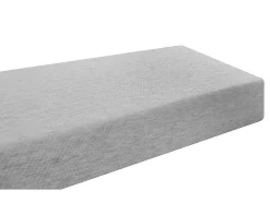 Cama Alta Com Secretária, Sofá Convertivel E Espacos De Arrumação De 90 X 200 Cm Em Pinho Macico Cor Esbranquicado - Goliath Iii