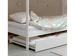 Cama Auxiliar Logan Muito Pratica 24X189X94 Branca