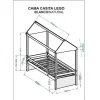Cama Casa Infantil Para Meninos E Meninas.