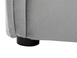 Cama Com Arrumação 140 X 200 Cm Veludo Cinzento-Claro - Oleria
