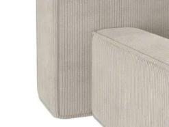 Cama Com Espaco De Arrumação De 180 X 200 Cm Em Veludo Canelado Cor Bege - Timano