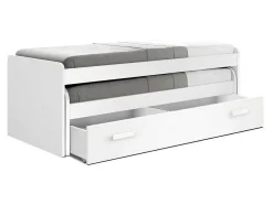 Cama Compacta - 105 Cm 73X201X115Cm - Branca