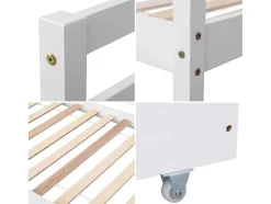 Cama De Bancada Para Crianças 190X90Cm Com Gavetas Jules