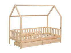 Cama De Cabina Para Crianças 190X90Cm Em Madeira Com Gavetas Marceau