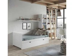 Cama De Casal Jovem Lacada Branca