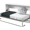 Cama Dobravel 90X190Cm - Branco-Cappuccino