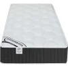 Cama Elétrica Articulada Terminais E Colchão De Molas Ensacadas E Memória De Forma - 2 X 70 X 190 Cm - Motores Okin - Preto - Phanes De Dreamea