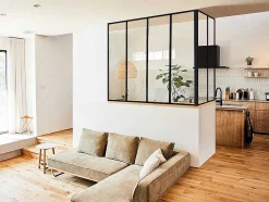 Cama Mezzanine 90X190 Cm Com Sofá Convertivel Em Metal Prateado - Modulo Iv