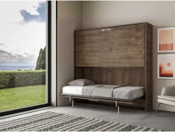 Cama Retratil Beliche Solteiro Horizontal Kando Nogueira