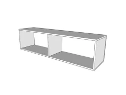 Cama Retratil 160 Vertical Kentaro Sofá Com Armário Coluna E Armários Suspensos Cinza Branca - Alessia 20