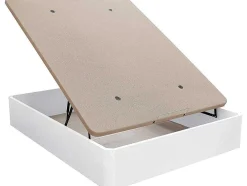 Canape Dobravel Branco De Grande Capacidade 150X190Cm, Tampa Estofada 3D Respiravel
