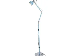 Candeeiro De Chao Jerona, Azul, Cromio, 27,5X27,5X180 Cm, Epikasa