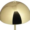 Candeeiro De Mesa Estilo Cogumelo Vintage Efeito Latao De D.20 X A.30 Cm Cor Dourado - Ontario