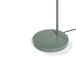 Candeeiro De Mesa Estilo Vintage Otilie - Metal - 23 X 16 X 40 Cm - Verde Azeitona E Dourado
