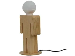 Candeeiro De Mesa Messina, Carvalho, 15 X 16 X 26 Cm, Epikasa