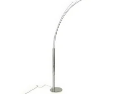 Candeeiro De Pe 5 Bracos Leds Conceptual Filae - Metal - 58 X 20 X 189 Cm - Prateado