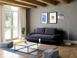 Candeeiro De Pe Grande Em Arco Estilo Art Deco 140 X 35 X 180 Cm Em Metal E Marmore Cor Prateado - Ombrage