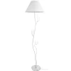 Candeeiro De Pe Tosel Belgica Vidro Certo Metal D30 X H173 Cm