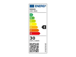Candeeiro De Teto Design Led Em Aluminio E Metal C104 X L42 Cm Preto - Harlow