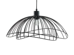 Candeeiro De Teto Mania - Ferro - 47 X 47 X 120 Cm - Preto