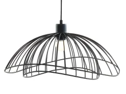 Candeeiro De Teto Mania - Ferro - 47 X 47 X 120 Cm - Preto