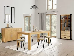Candeeiro De Teto Mania - Ferro - 47 X 47 X 120 Cm - Preto