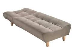 Chaise-Longue Clic-Clac Tecido Taupe - Esteban