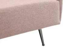 Chaise-Longue Direita Em Tecido Cor-De-Rosa - Napasa