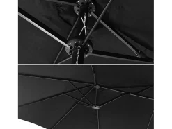 Chapeu-De-Chuva Duplo 2,7X4,6M Linai Preto
