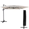 Chapeu De Sol Molokai Rectangular De 3X4M Bege + Tampa