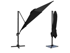 Chapeu De Sol Molokai Rectangular De 3X4M Preto + Tampa