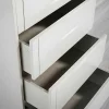 Chiffonier Em Mdf Lacado Em Niebla Brillo Com Quatro Gavetas 7036