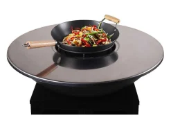 Churrasco, Chapa, Braseiro Em Aco C81 X L81 X A96 Cm Preto - Corvera