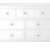 Cómoda Albane - 7 Gavetas - Pinho Branco