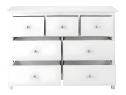 Cómoda Albane - 7 Gavetas - Pinho Branco