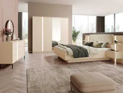 Cómoda 6 Gavetas Com Leds Bege - Elynia