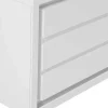 Cómoda 6 Gavetas Com Leds, Mdf Lacado A Branco - Flarancia