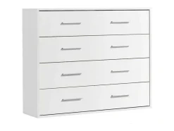 Cómoda 4 Gavetas 80X90X35 Branco